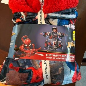 Marvel Spider-Man Red and Blue Blanket